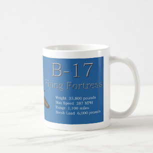 Fästning för flyg B-17 Kaffemugg
