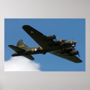 Fästning för flyg B-17 Poster