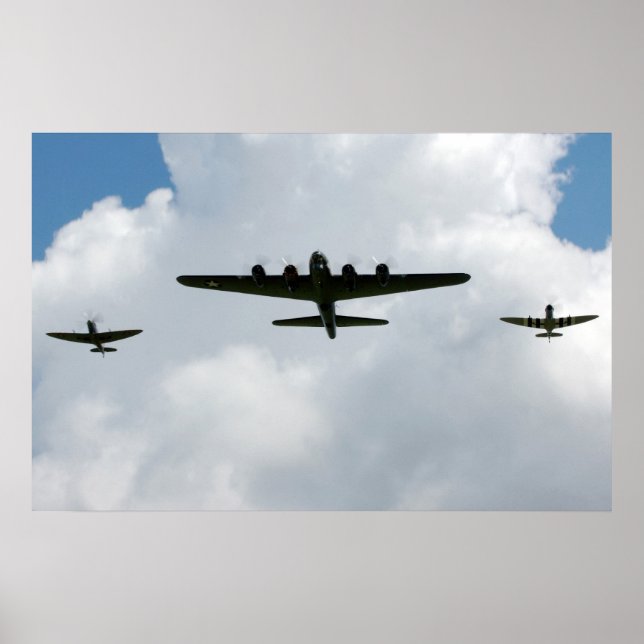 Fästning för flyg B-17 Poster (Framsidan)