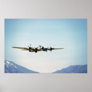 Fästning för flyg B-17 Poster