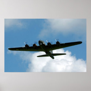 Fästning för flyg B-17 Poster