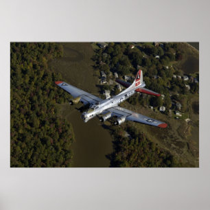 Fästning för flyg B-17 Poster