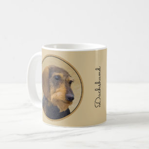 Fästning (heldragen) av originalbild av Hund Kaffemugg