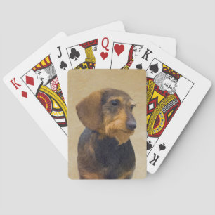 Fästning (heldragen) av originalbild av Hund Kortlek