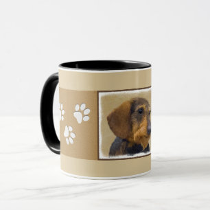 Fästning (heldragen) av originalbild av Hund Mugg