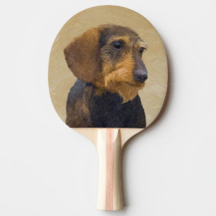 Fästning (heldragen) av originalbild av Hund Pingisracket