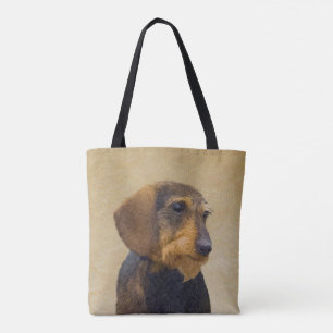 Fästning (heldragen) av originalbild av Hund Tygkasse