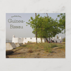 Fästning i Cacheu Guinea Bissau Vykort