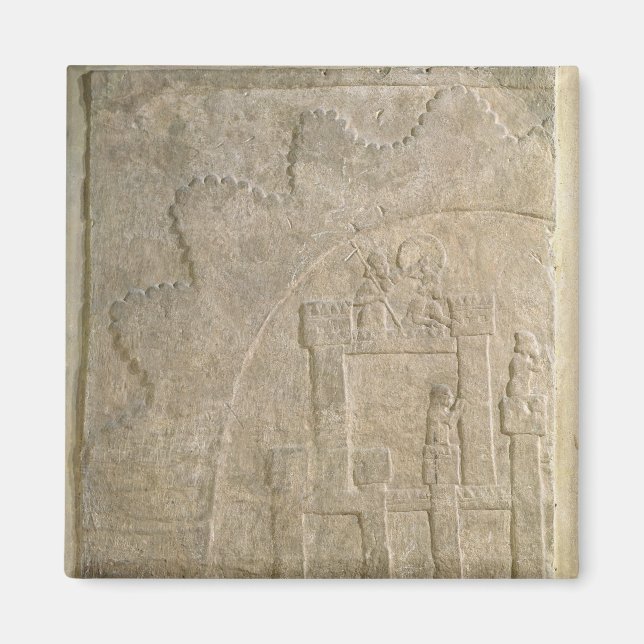 Fästning under Siege från Nimrud, Irak Magnet (Framsidan)