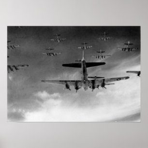 Fästningar för flyg B-17 Poster