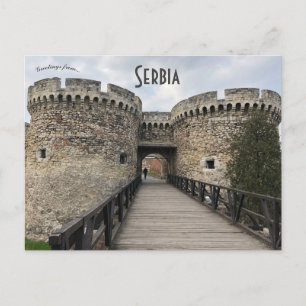 Fästningen i Belgrad i Serbien Vykort