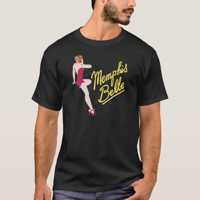 FästningMemphis för flyg B-17 Belle T Shirt (Framsida)