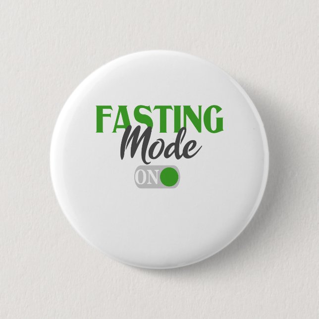 Fastningsläge på Funny Ramadan Kareem Gift Knapp (Framsida)