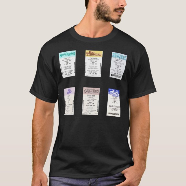 FastPass-etikettpaketets etikett T Shirt (Framsida)