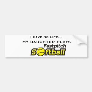 fastpitch-softball-clipart-11 har jag inget liv bildekal