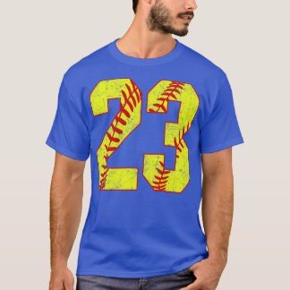 Fastpitch Softball Number 23 23 Softball Jersey U T Shirt