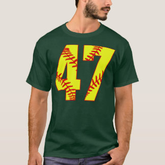 Fastpitch Softball Number 47 47 Softball Jersey U T Shirt