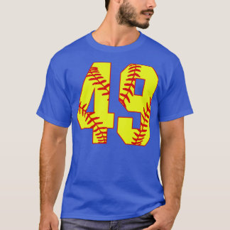 Fastpitch Softball Number 49 49 Softball Jersey U T Shirt