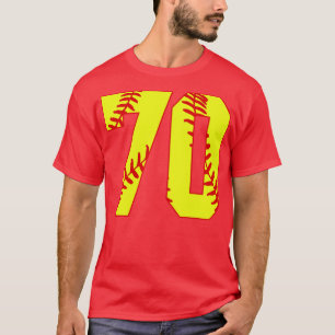 Fastpitch Softball Number 70 70 Softball Jersey U T Shirt