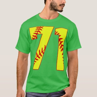 Fastpitch Softball Number 71 71 Softball Jersey U T Shirt