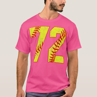 Fastpitch Softball Number 72 72 Softball Jersey U T Shirt