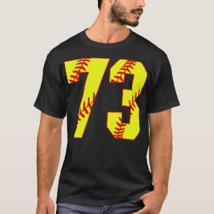 Fastpitch Softball Number 73 73 Softball Jersey U T Shirt