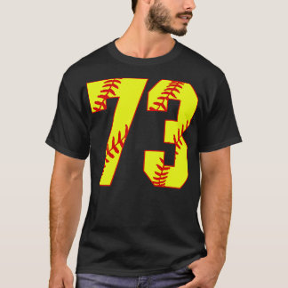 Fastpitch Softball Number 73 73 Softball Jersey U T Shirt