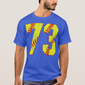 Fastpitch Softball Number 73 73 Softball Jersey U T Shirt