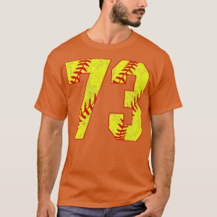 Fastpitch Softball Number 73 73 Softball Jersey U T Shirt