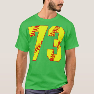 Fastpitch Softball Number 73 73 Softball Jersey U T Shirt