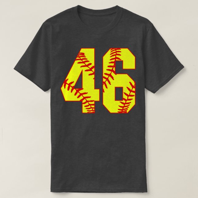 Fastpitch Softball Number Softball Jersey Uniform T Shirt (Design framsida)