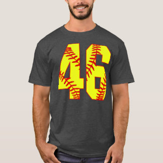 Fastpitch Softball Number Softball Jersey Uniform T Shirt