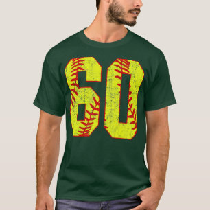 Fastpitch Softball nummer 60 60 Softball Jersey U T Shirt