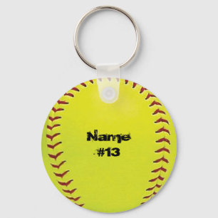 Fastpitch Softball-Nyckelring Nyckelring