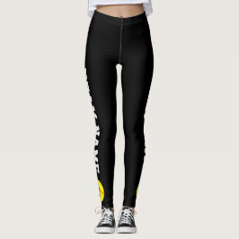 Fastpitch Softball Team Name and Player Number Leggings