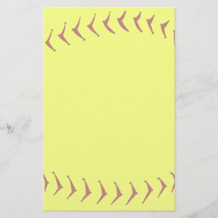 Fastpitch softballbrevpapper brevpapper