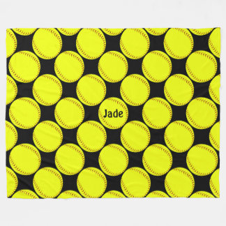 Fastpitch softballfilt fleecefilt