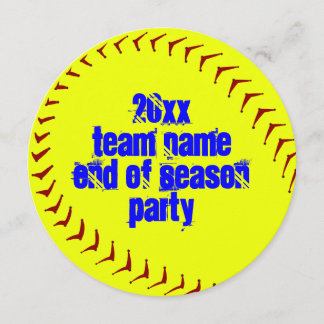 Fastpitch softballinbjudningar inbjudningar