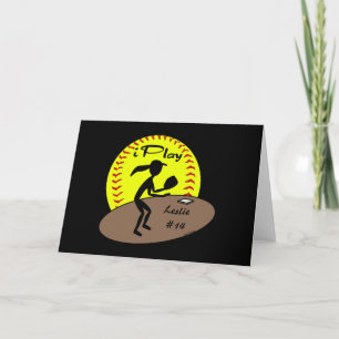 Fastpitch softballkort tack kort