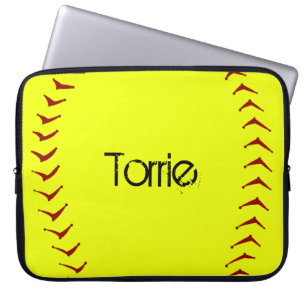 Fastpitch softballlaptop sleeve