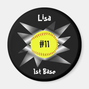 Fastpitch softballmagnet magnet