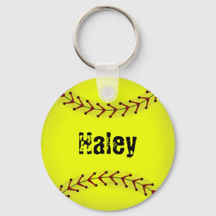 Fastpitch softballmode Keychain Nyckelring