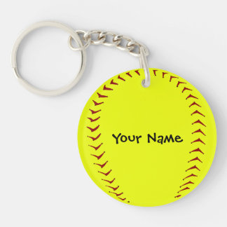 Fastpitch softballnyckelring