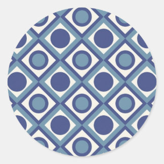 Fästplatta Runt Klistermärke