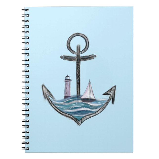 Fästpunkt och fyr (version 1) anteckningsbok (Framsidan)