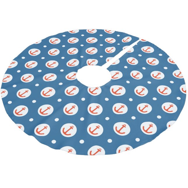 Fästpunkter Julgransmatta Borstad Polyester (Vinklad)