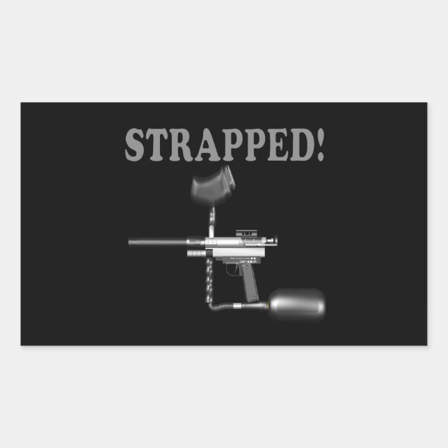 Fastspänt Rektangulärt Klistermärke (Framsida)