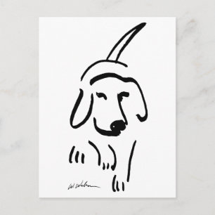 Fastställd beagle vykort