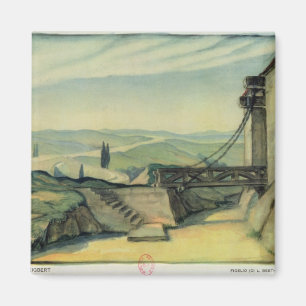 Fastställd design för Act II av operan 'Fidelio Magnet