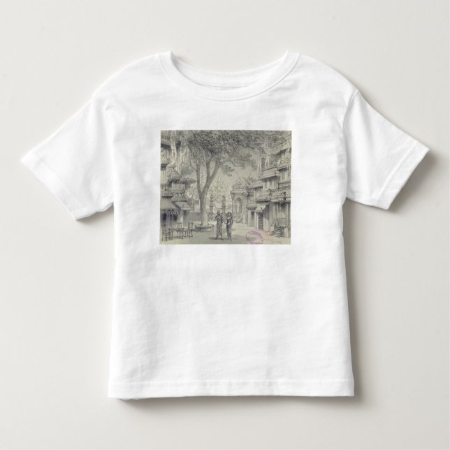 Fastställd design för Act II av operan 'Lakme Tröja (Framsida)